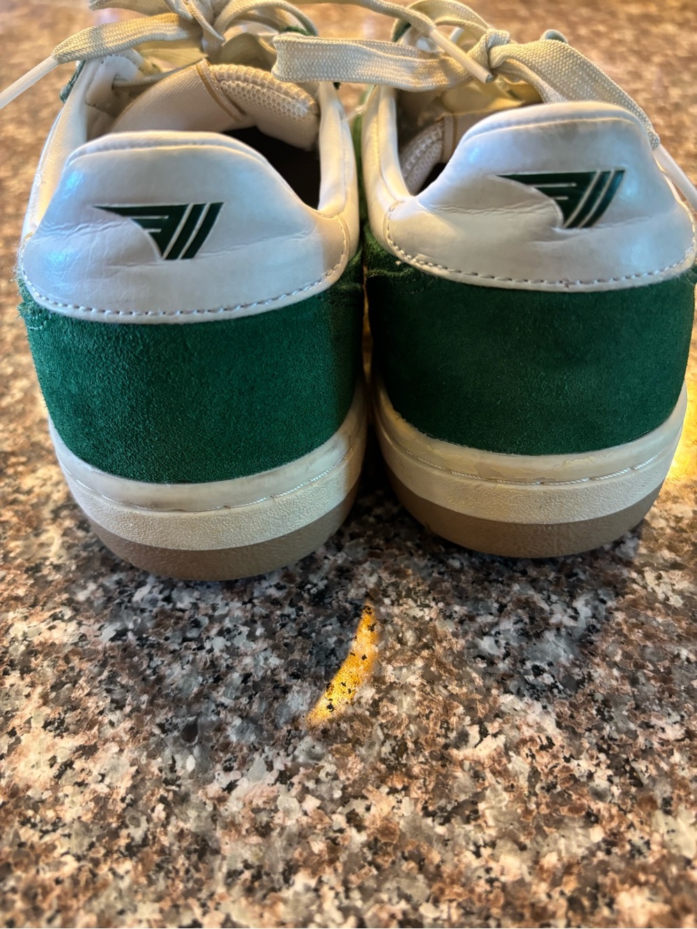 Gola Womens Green and White Low-Top Sneakers Size 7 - Picture 6 of 10